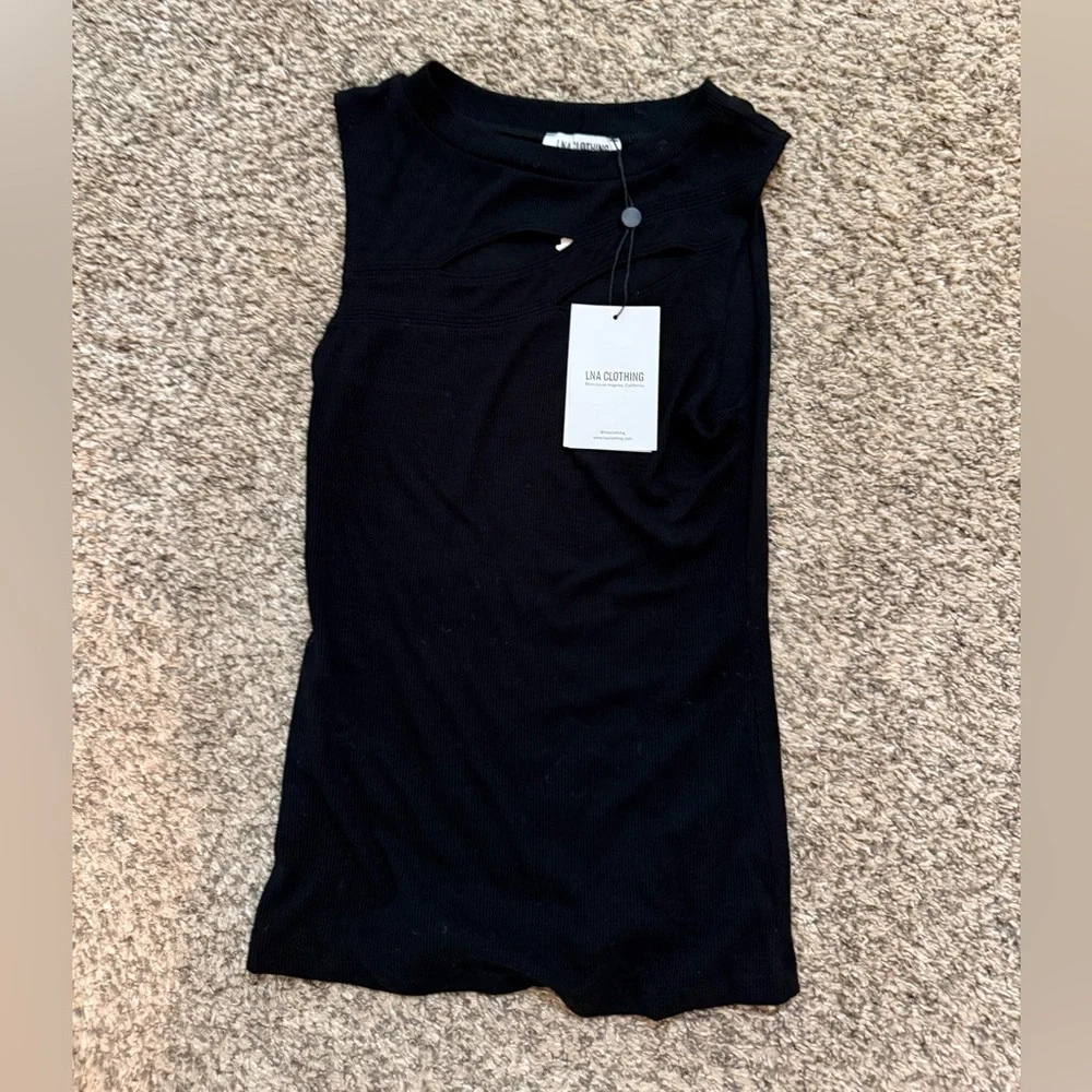 LNA Clothing Black Sleeveless Top - Picture 1 of 3